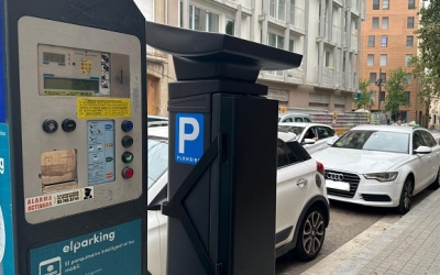 Un dels nous parquímetres instal·lat als carrers de Sabadell | Cedida